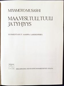 Maa, vesi, tuli, tuuli ja tyhjyys