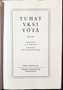 Tuhat yksi yötä