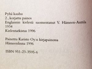 Pyhä kauhu: Kuusi kertomusta