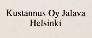 Kustannus Oy Jalava