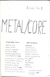 METAL / CORE Issue No. 1