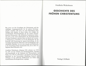 Geschichte Des Frühen Christentums