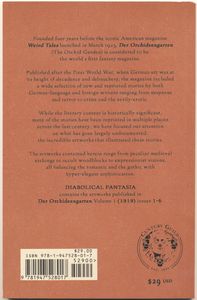Diabolical Fantasia: The Art of Der Orchideengarten Vol. 1 (1919) Issues #1-6