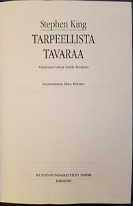 Tarpeellista tavaraa