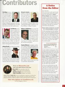 Military History, Vol. 27, No 3, September 2010