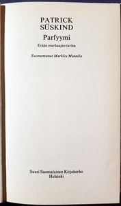 Parfyymi. Erään murhaajan tarina