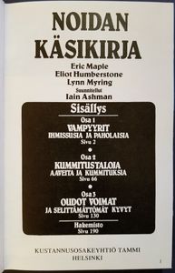 Noidan käsikirja - vampyyreita, aaveita ja outoja voimia