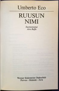Ruusun nimi