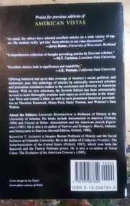 American Vistas: 1877 to the Present - Seventh Edition