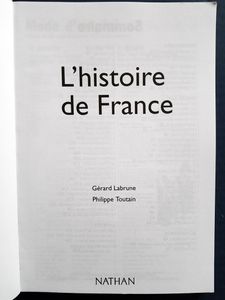 L'histoire de France