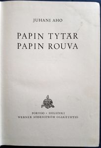 Papin tytär - Papin rouva
