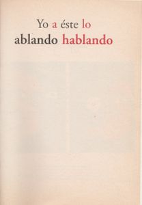 Yo A Éste Lo Ablando Hablando