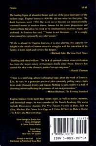 The Bald Soprano & Other Plays