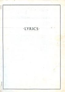 Lyrics