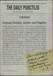 Lemony Snicket: The Unauthorized Autobiography