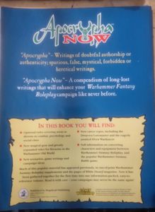 Apocrypha Now