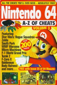 Nintendo 64 A-Z Of Cheats Volume 3