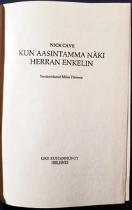Kun aasintamma näki herran enkelin