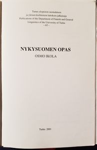 Nykysuomen opas