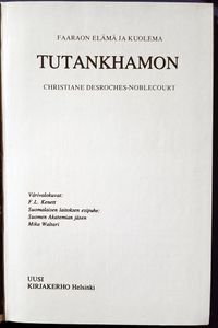 Tutankhamon: faaraon elämä ja kuolema