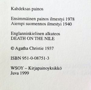 Kuolema Niilillä
