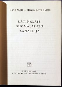 Latinalais-suomalainen sanakirja