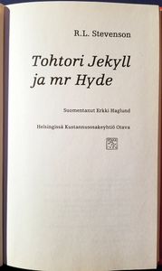 Tohtori Jekyll ja mr Hyde