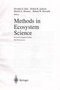 Methods in Ecosystem Science