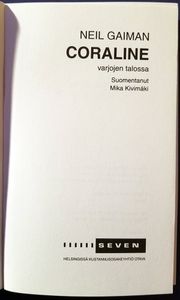 Coraline varjojen talossa