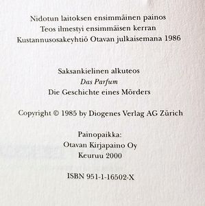 Parfyymi. Erään murhaajan tarina