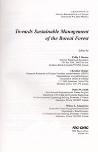 Towards Sustainable Management of the Boreal Forest