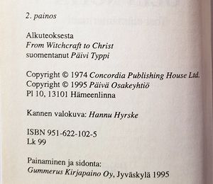 Olin noita. Tosi elämäntarinani
