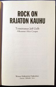 Rock on rajaton kauhu