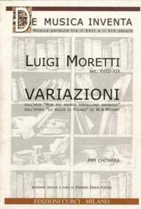 Variazioni sull'aria "Non più andrai farfallone amoroso" dall'opera "Le nozze di Figaro" di W.A. Mozart