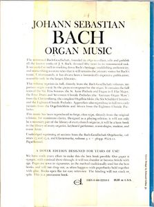 Johann Sebastian Bach: Organ Music
