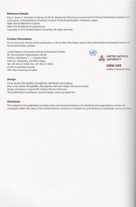 Biodiversity Planning: An Assessment of National Biodiversity Strategies and Action Plans