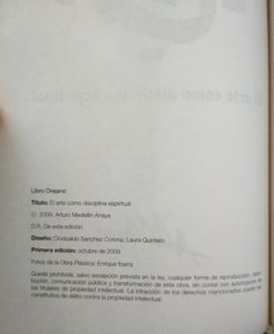 El Arte Como Disciplina Espiritual