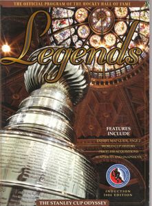 Legend The Official Program Of The Hockey Hall Of Fame 2004 / 2005