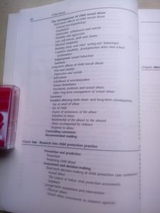 Child Abuse: Towards A Knowledge Base