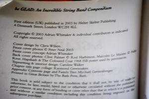 beGLAD An Incredible String Band Compendium