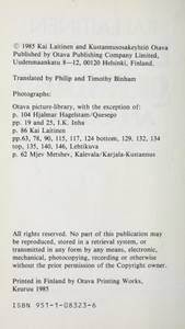 Literature of Finland: An Outline