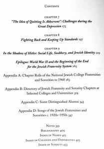 Going Greek (Jewish College Fraternities in the United States, 1895 ‒ 1945)