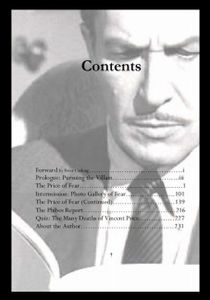 The Price of Fear: The Film Career of Vincent Price, In His Own Words