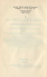 Критическая история испанской инквизиции. Том 1