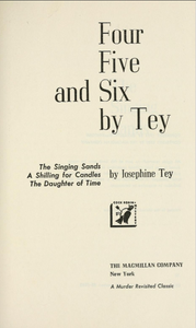 Four, Five and Six by Tey