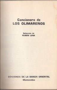 Cancionero de Los Olimareños