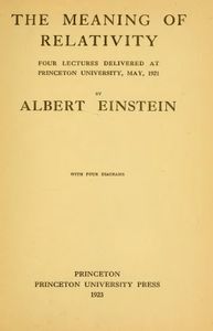 The Meaning of Relativity