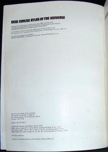 New Concise Atlas of the Universe