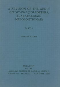 A Revision of the Genus Diplotaxis (Coleoptera, Scarabaeidae, Melolonthinae), Part 2