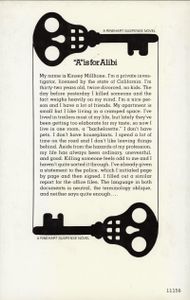 "A" Is for Alibi